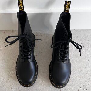 Dr Martens Vegan 1460 Smooth Black Boots